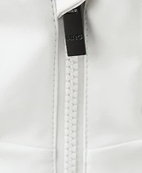 Mango Men's Detachable Hood Water-Repellent Bomber Jacket