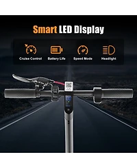 Ltmate Zachvo 500W Electric Scooter, 20MPH & 21-Mile Range, 8.5" Tire, Fast Folding, Dual Braking System, Led Display