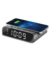 iHome Timex 15W Wireless Charging Digital Alarm Clock