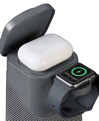 iHome Power Tower Triple Wireless Charging Station Bluetooth Speaker