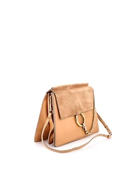 Pre-Owned Chloe Medium Faye Shoulder Bag Leather