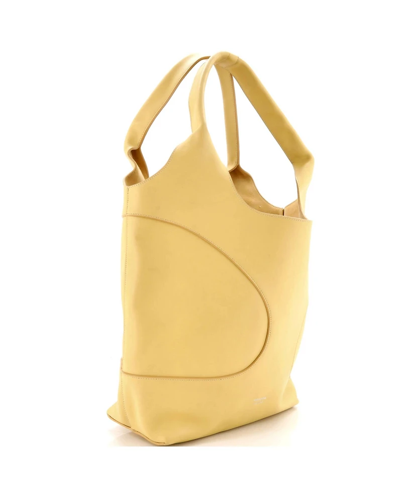 Pre-Owned Salvatore Ferragamo Debossed Cut-Out Hobo Bag Leather