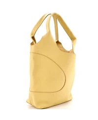 Pre-Owned Salvatore Ferragamo Debossed Cut-Out Hobo Bag Leather