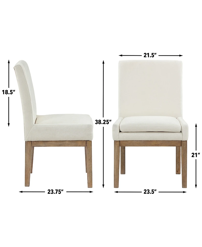 Macai 6-Pc. Upholstered Side Chair Set