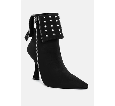 London Rag Women's Kolara Studded Foldover Boots
