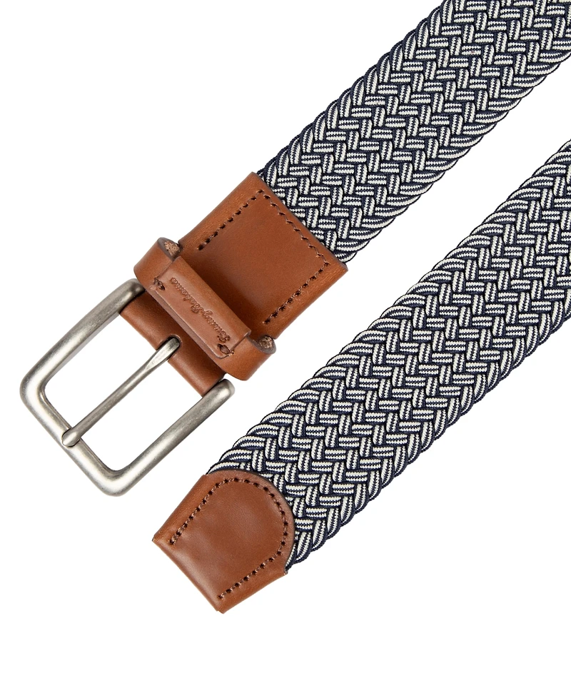 Tommy Bahama Men's Fully Adjustable Stretch Braided Web Belt