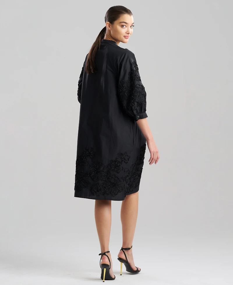 Natori Women's Carnation Embroidery V-Neck Dress