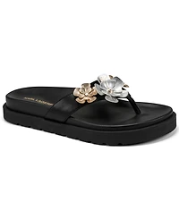 Karl Lagerfeld Paris Women's Hayze Fleur Flip Flop Sandals