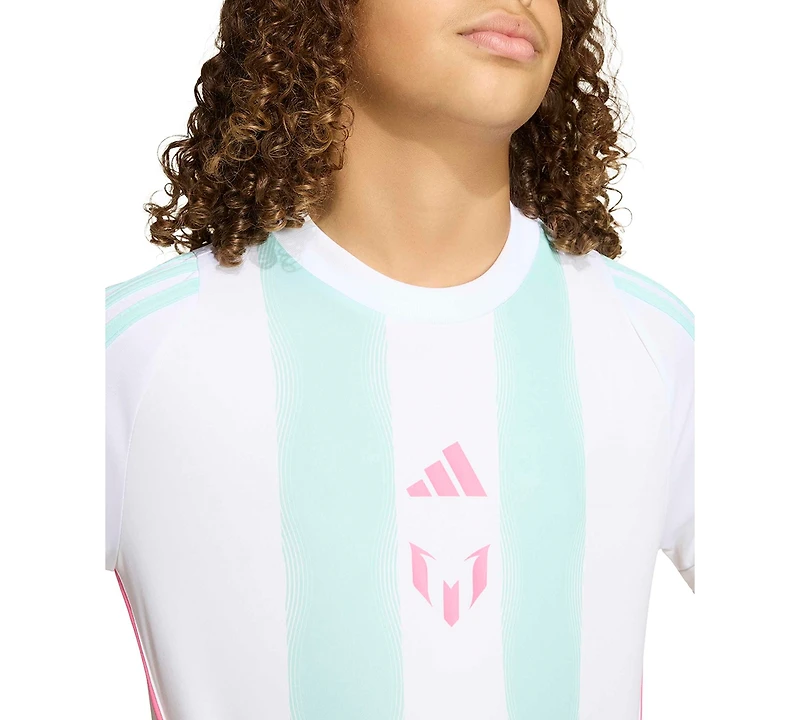 adidas Boys' and Girls' 6-20 Messi Training Soccer Jersey