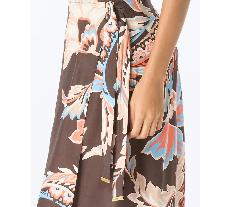 Vince Camuto Women's Printed Wrap Swim Maxi Skirt