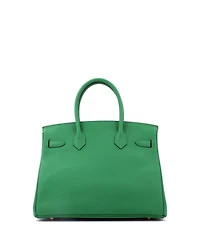 Pre-Owned HERMES Birkin 30 Handbag Green Epsom with Gold Hardware