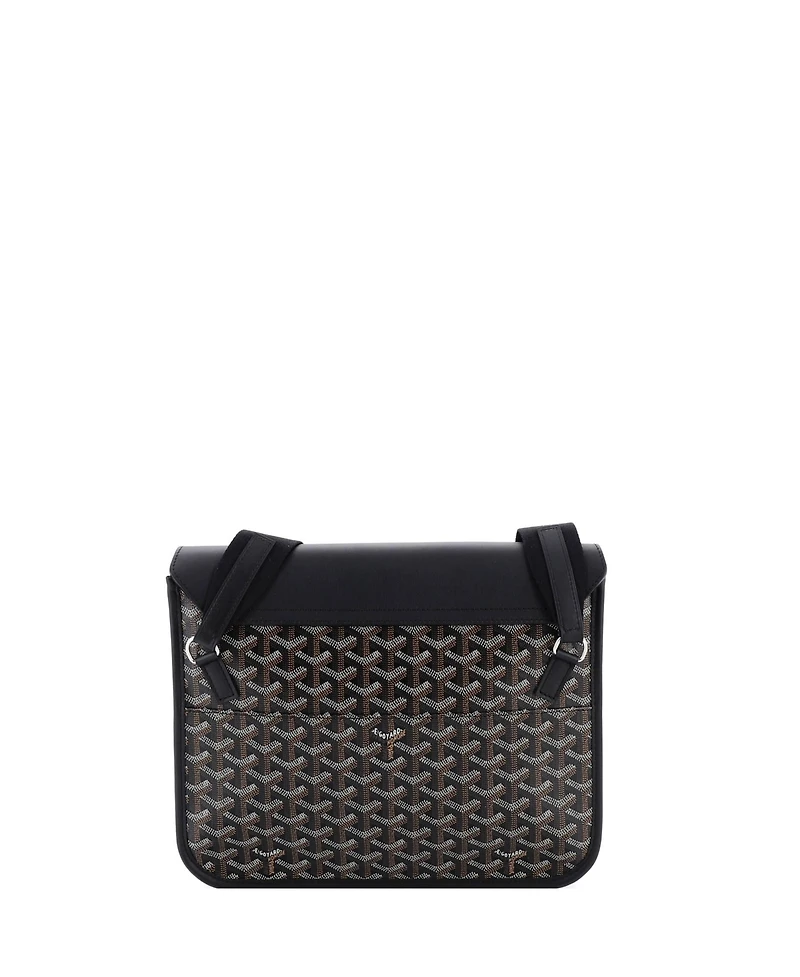Pre-Owned Goyard Coursier Messenger Bag Coated Canvas and Leather