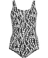 Lands' End Plus Dd-Cup Tugless Low Leg One Piece Swimsuit