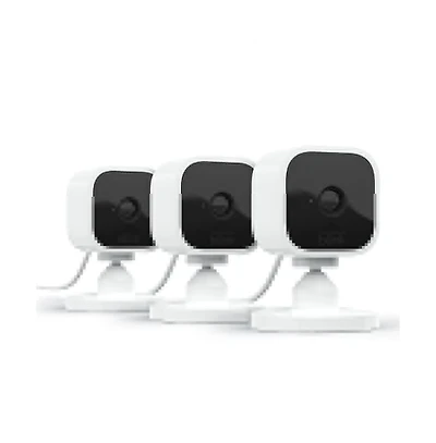Blink Mini 3-Pack Indoor 1080p Hd Smart Security Camera System