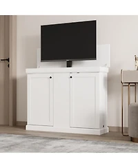 Homsee 50" Automatic Lifting Tv Stand with Remote Control and Safety Limiter
