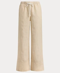 Lauren Ralph Women's Striped Wide-Leg Pants