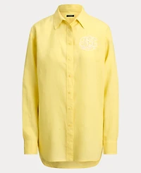 Lauren Ralph Women's Long-Sleeve Oversized Shirt
