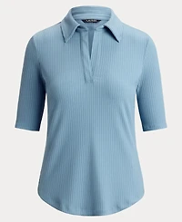 Lauren Ralph Women's Johnny Collar Polo T-Shirt