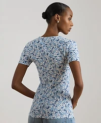 Lauren Ralph Women's Square Neck Top