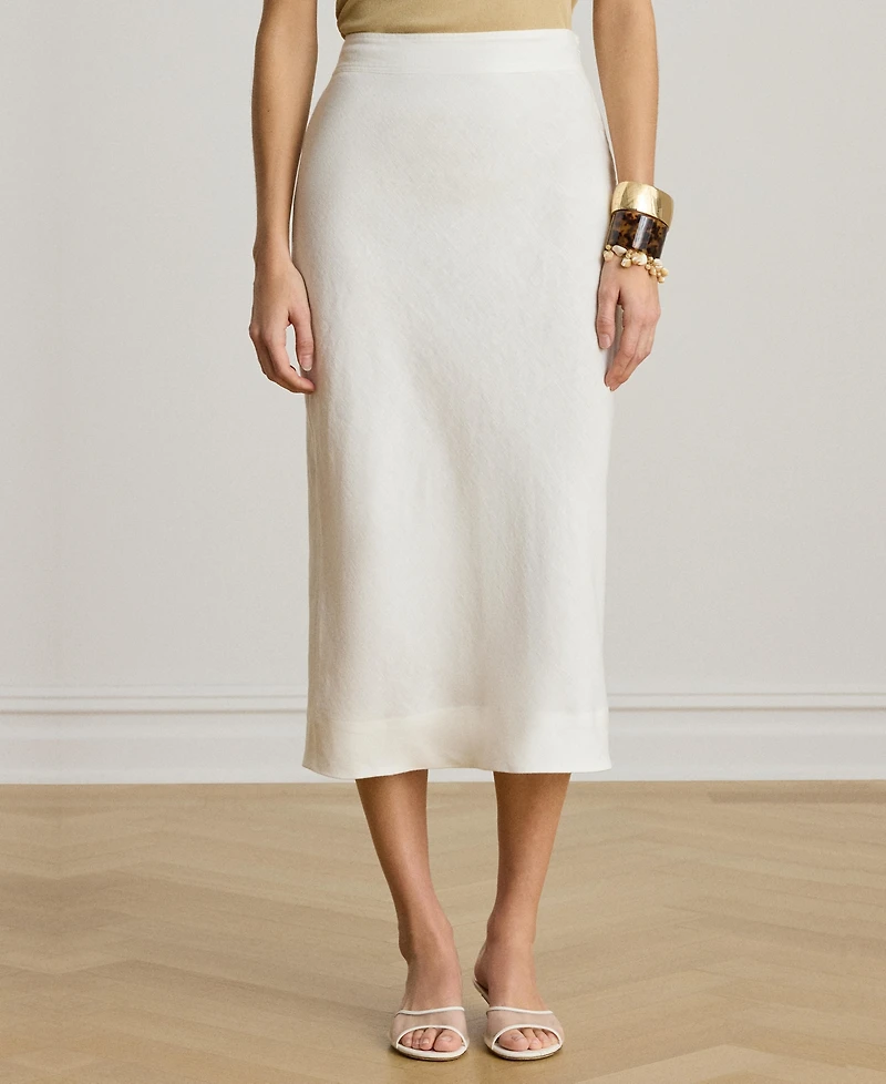 Lauren Ralph Women's Midi Pencil Skirt