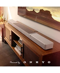 Klipsch Flexus-300-soundbar 5.1.2 Dolby Atmos Sound Bar (Walnut)