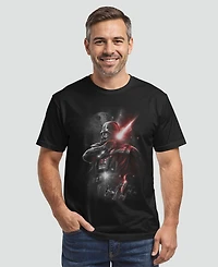 Fifth Sun Men's Star Wars Darth Vader Lightsaber Portrait Short Sleeve T-shirt