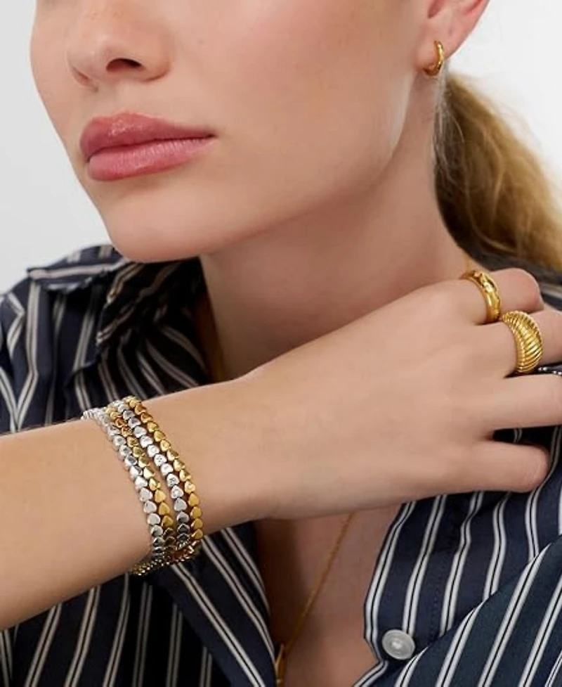 Oak & Luna Dotted Heart Bracelet