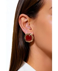 Retro Chic Agate Earrings