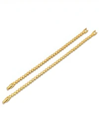 Oak & Luna Classic Dot Bracelet in Gold Vermeil