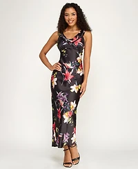 Katia Rae Women's Printed Cowl Neck Dress