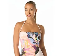 Carmen Marc Valvo Women's Bandeau One-Piece Swimsuit