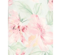 Seni & Cade Women's Floral Strapless Pleated Square Neck Drop Waist Dress