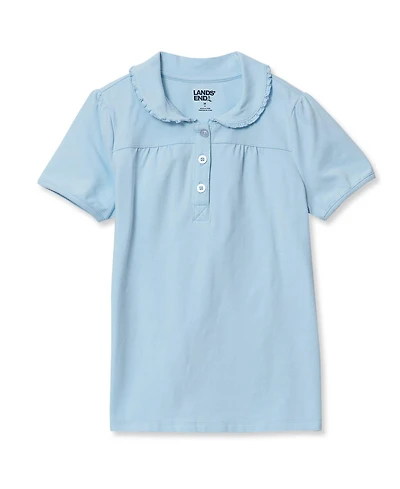 Lands' End Girls Frill Collar Tee