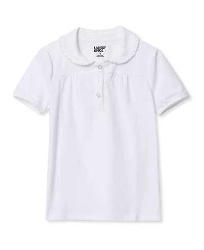 Lands' End Girls Frill Collar Tee