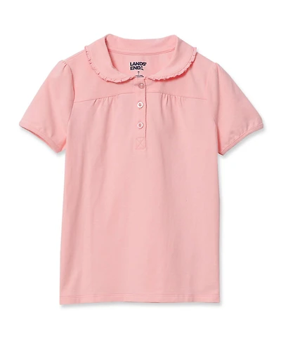 Lands' End Girls Frill Collar Tee