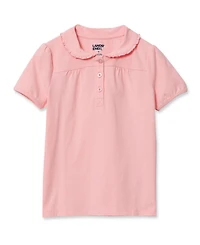 Lands' End Girls Frill Collar Tee