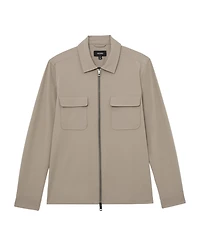 Reiss Men's Technical Zip-Through Overshirt