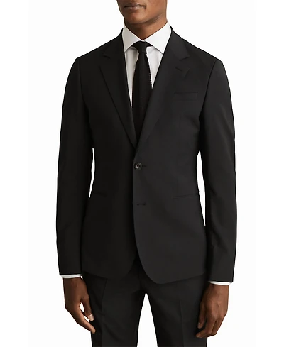 Reiss Men's Tailored-Fit Wool-Blend Single-Breasted Suit Blazer
