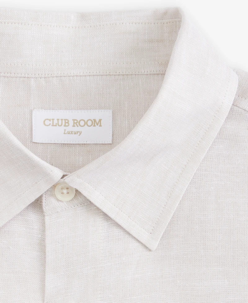 Club Room Men's 100% Linen Shirt