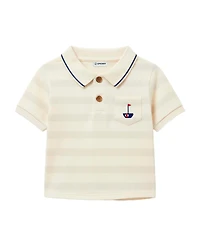Sperry Baby Boys' Short-Sleeve Polo Shirt and Pull-On Shorts, 2-Piece Set