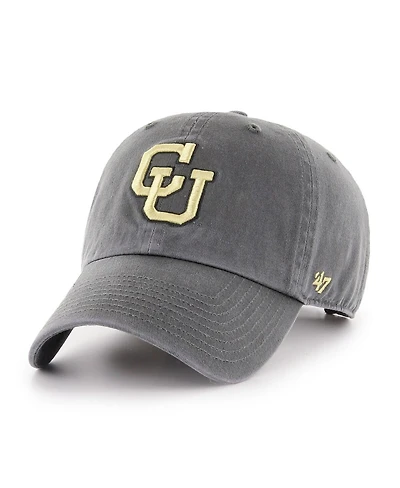 '47 Brand Men's Charcoal Colorado Buffaloes College Vault Clean Up Adjustable Hat