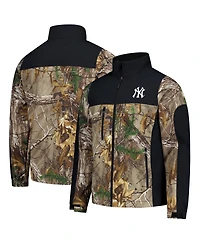 Dunbrooke Men's Camo New York Yankees Hunter Softshell Realtree Full-Zip Jacket