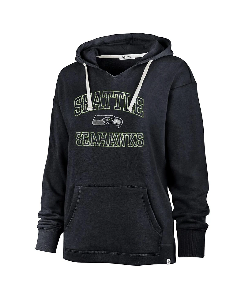 '47 Brand Women's Navy Seattle Seahawks Clarity Naomi Hoodie