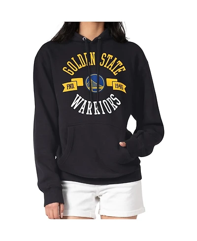 G-iii 4Her by Carl Banks Women's Black Golden State Warriors City Pullover Hoodie