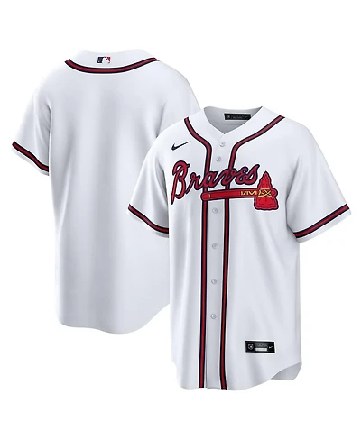 Nike Men's White Atlanta Braves Home Big Tall Replica Jersey