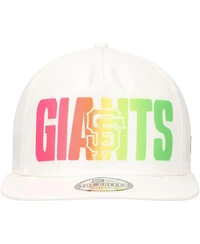 New Era Men's White San Francisco Giants Spring Spectrum Golfer Snapback Hat