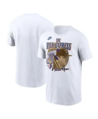 Nike Men's Nolan Ryan White Texas Rangers Cooperstown Legends Graphic T-Shirt