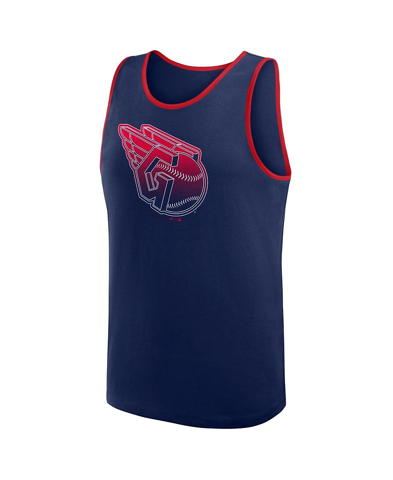Logo Athletic Men's Navy Cleveland Guardians Unmatched Success Tank Top
