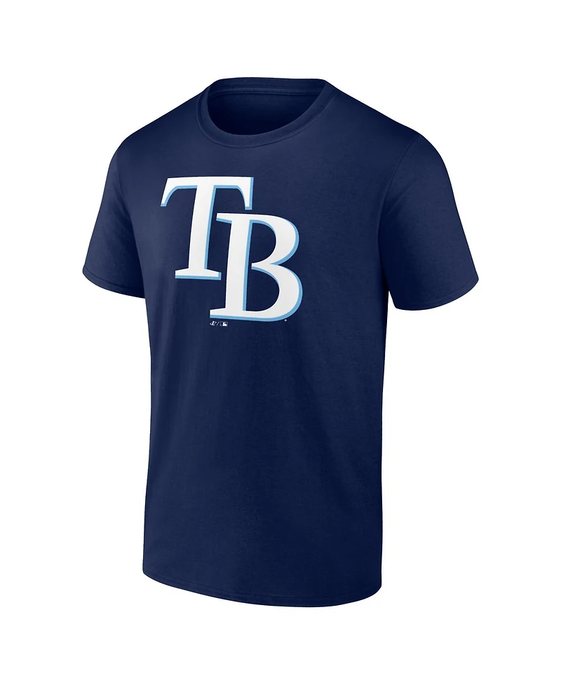 Logo Athletic Men's Navy Tampa Bay Rays Logo T-Shirt