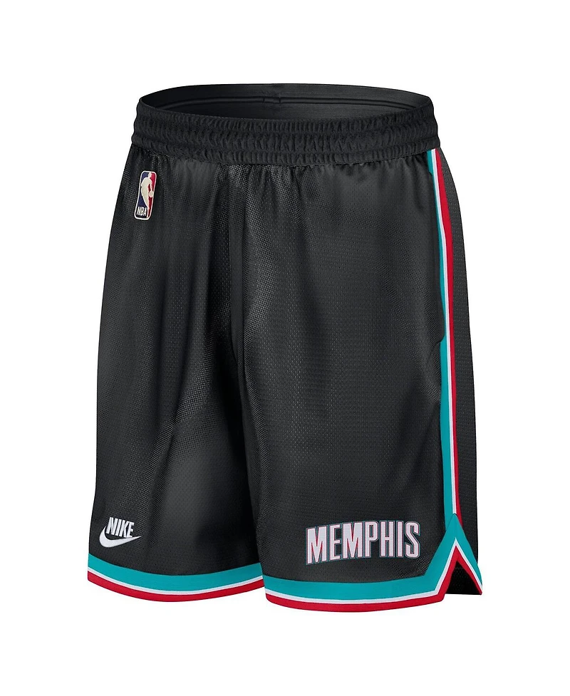Nike Men's Black Memphis Grizzlies Classic Edition Hardwood Classics Premium Dna Shorts